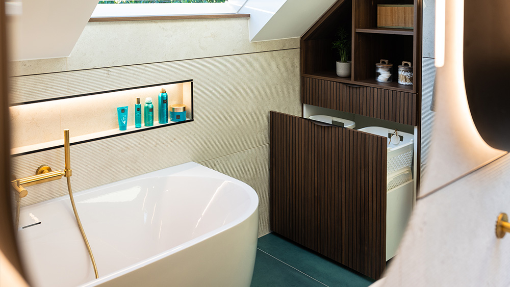 Mobilier sur mesure salle de bains - rénovation salle de bains